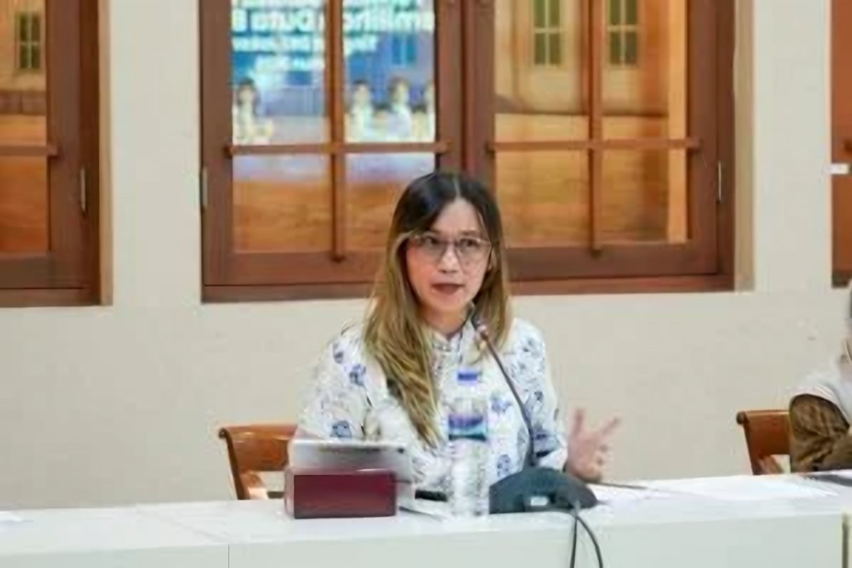 Rika Agusmelda on the judging panel of the Jakarta Language Ambassador Selection